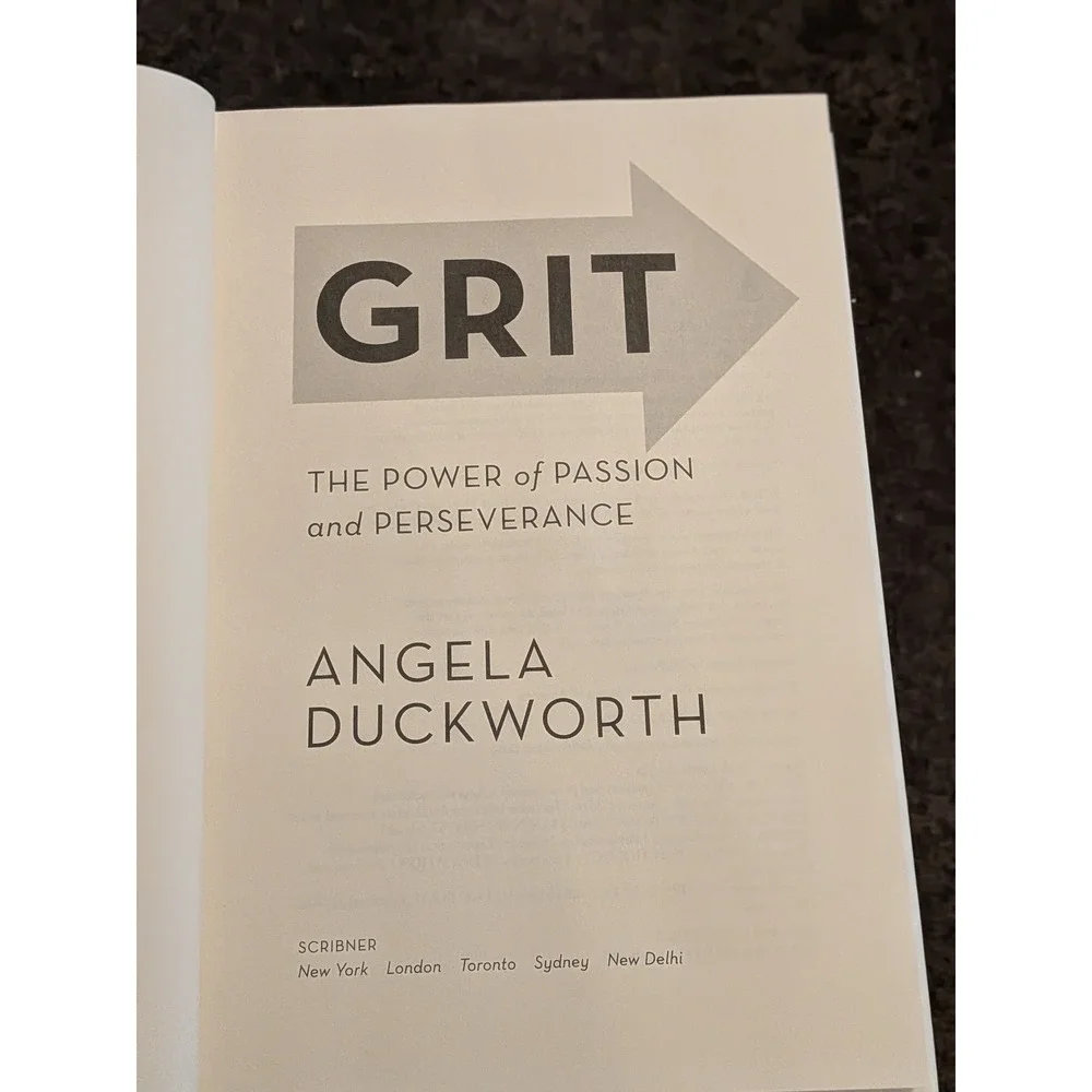 Grit The Power of Passion and Perseverance Angela Duckworth Hardcover 2016